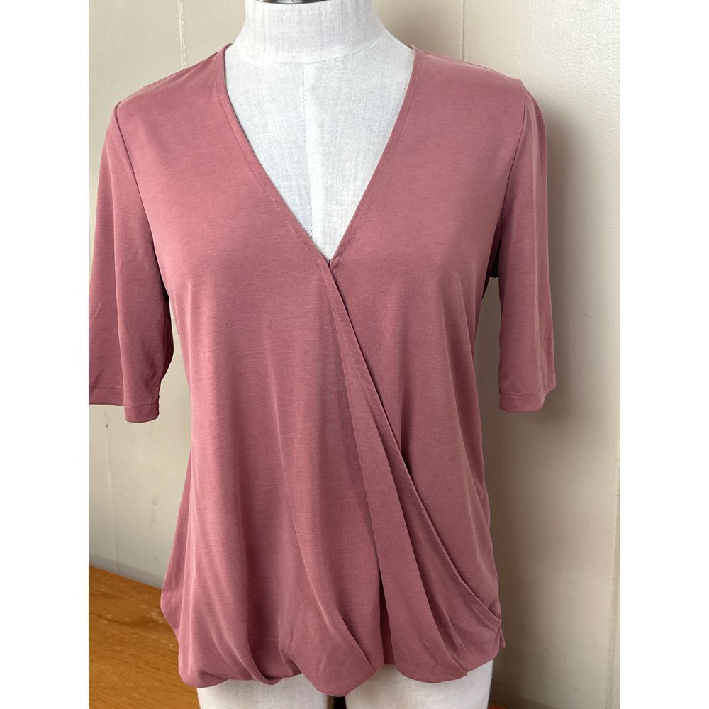 Banana Republic Top Women's Small Petite Short‎ Sleeve Blouse